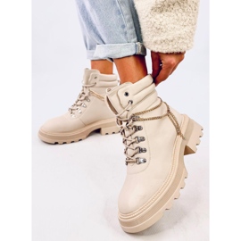 Botas de aviador en beige Hudson 4