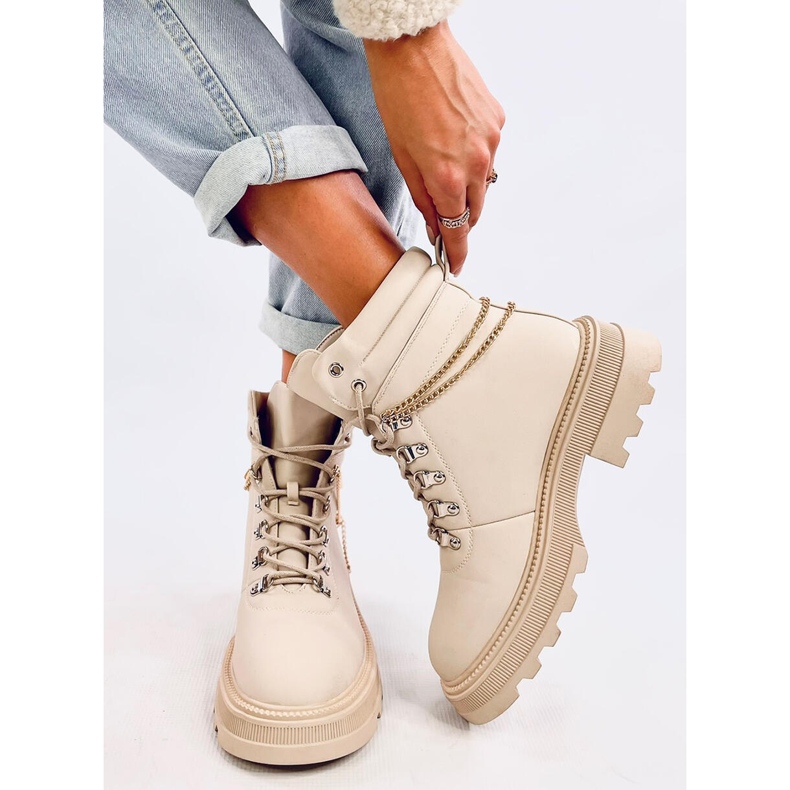 Botas de aviador en beige Hudson 1