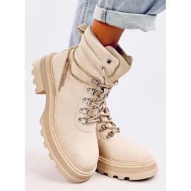 Botas de aviador en beige Hudson 2