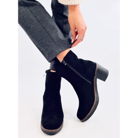 Botas de tacón de goma Linzi Black negro 1 Botas de tacón de goma Linzi Black negro 1