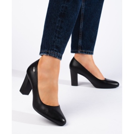 Zapatos de tacón de mujer negros de Sergio Leone 1