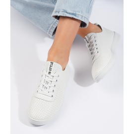 Seastar Deportivas de mujer caladas blancas blanco 3