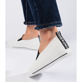 Deportivas mujer caladas blancas blanco 1