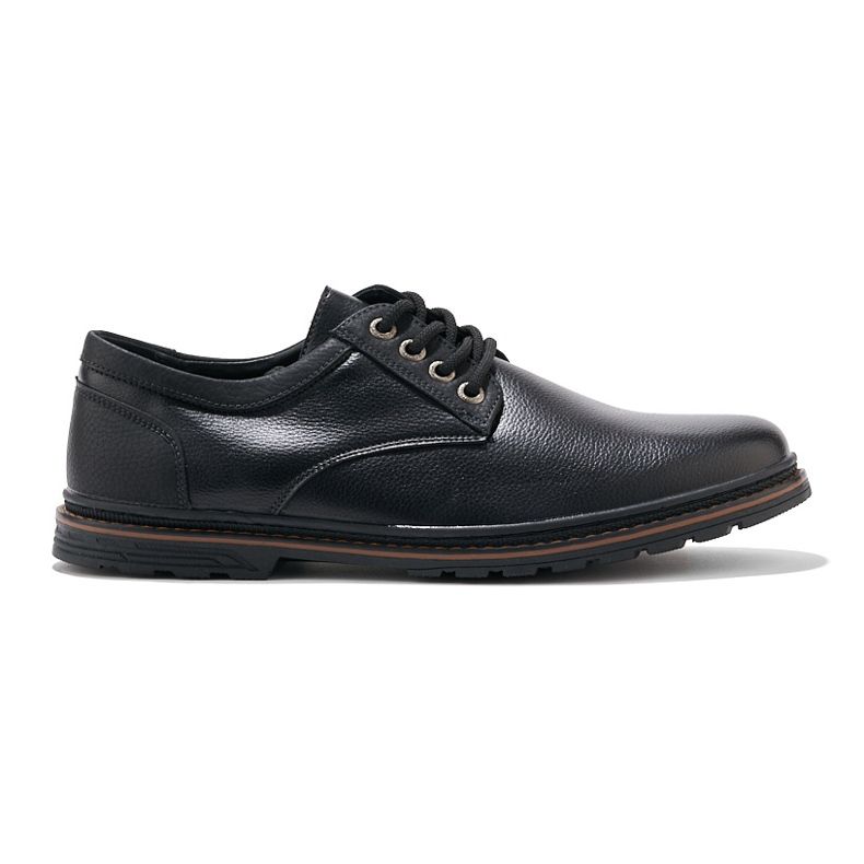 Zapatos negros con cordones para hombre. 1