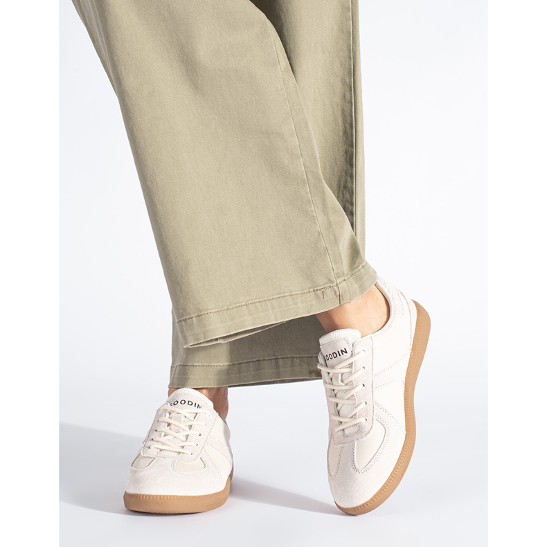 Goodin Deportivas mujer piel beige 1