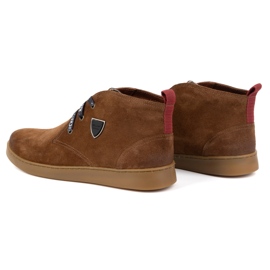 Zapatos chukka hombre piel KAMPOL 110/804 marrón 5