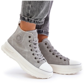 Zapatillas deportivas aisladas para mujer con plataforma Big Star OO274073 Gris 3