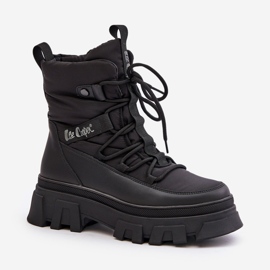 Botas de nieve con cremallera para mujer Lee Cooper LCJ-24-47-3144 Negro 4