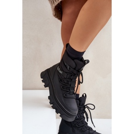 Botas de nieve con cremallera para mujer Lee Cooper LCJ-24-47-3144 Negro 5
