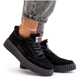 Zapatillas Mujer de Piel Forradas con Pelo Lee Cooper LCJ-24-01-2973 Negro 8