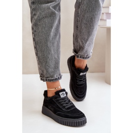 Zapatillas Mujer de Piel Forradas con Pelo Lee Cooper LCJ-24-01-2973 Negro 3