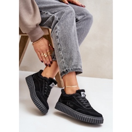 Zapatillas Mujer de Piel Forradas con Pelo Lee Cooper LCJ-24-01-2973 Negro 6