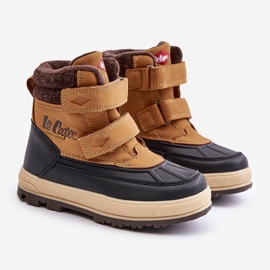 Botas de nieve con aislamiento para niño Lee Cooper LCJ-23-01-2059 Camel marrón 1