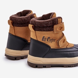 Botas de nieve con aislamiento para niño Lee Cooper LCJ-23-01-2059 Camel marrón 2