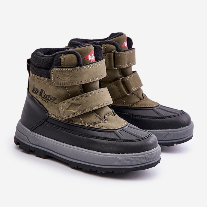 Botas de nieve con aislamiento Lee Cooper para niño LCJ-23-01-2058 Verde 1