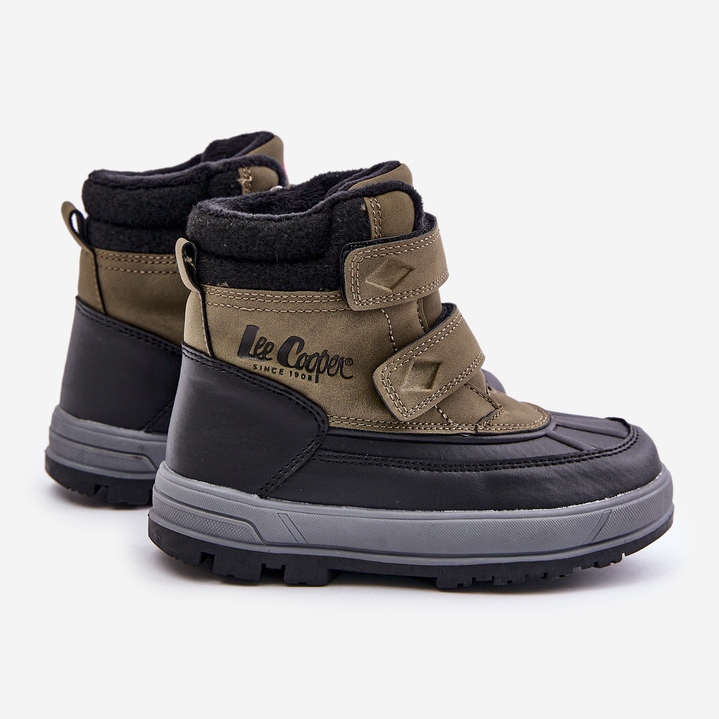 Botas de nieve con aislamiento Lee Cooper para niño LCJ-23-01-2058 Verde 2