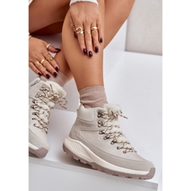 Botas Ligeras Con Cremallera Mujer Lee Cooper LCJ-24-03-3071 Beige Claro 10