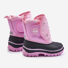 Botas de Nieve con Velcro para Niños Lee Cooper LCJ-24-44-2863K Rosa rosado 2