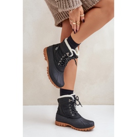 Botas de nieve con cordones y piel para mujer Lee Cooper LCJ-24-44-2868 Negro 3