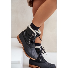 Botas de nieve con cordones y piel para mujer Lee Cooper LCJ-24-44-2868 Negro 5
