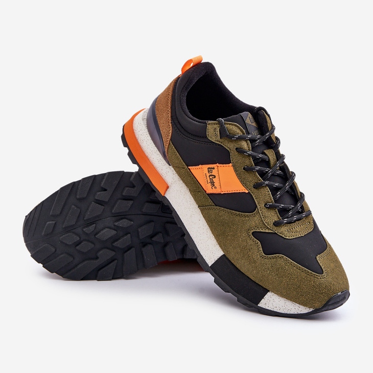 Zapatillas aislantes para hombre Lee Cooper LCJ-24-03-3007 Verde 2