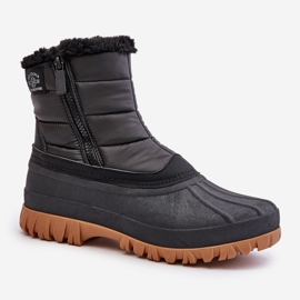 Botas De Nieve Para Mujer Aisladas Con Piel, Cremallera, Lee Cooper LCJ-24-44-2866 Negro 5