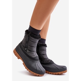 Botas De Nieve Para Mujer Aisladas Con Piel, Cremallera, Lee Cooper LCJ-24-44-2866 Negro 1