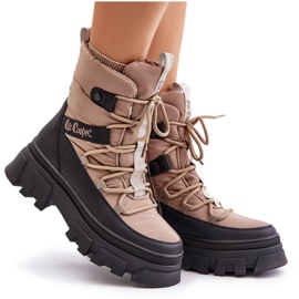 Botas de Nieve Con Cremallera Mujer Lee Cooper LCJ-24-47-3143 Beige 9