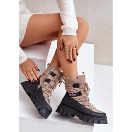 Botas de Nieve Con Cremallera Mujer Lee Cooper LCJ-24-47-3143 Beige 6