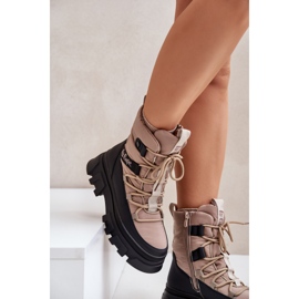 Botas de Nieve Con Cremallera Mujer Lee Cooper LCJ-24-47-3143 Beige 5