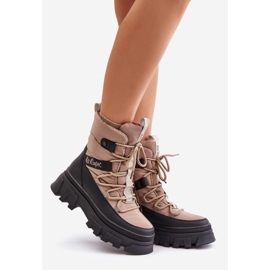 Botas de Nieve Con Cremallera Mujer Lee Cooper LCJ-24-47-3143 Beige 1