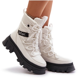 Botas de nieve con cremallera para mujer Lee Cooper LCJ-24-47-3142 Blanco 10