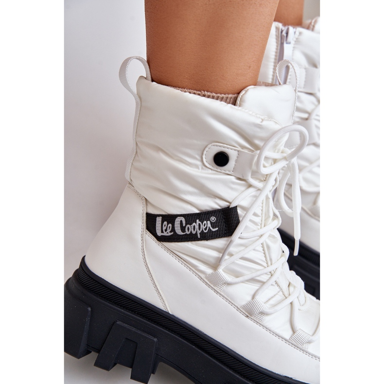 Botas de nieve con cremallera para mujer Lee Cooper LCJ-24-47-3142 Blanco 1