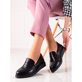 La.Fi zapatos negros clasicos 2