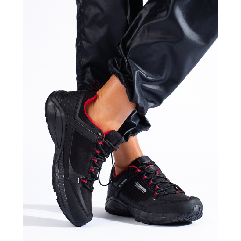 DK Zapatos de trekking al aire libre negro 1