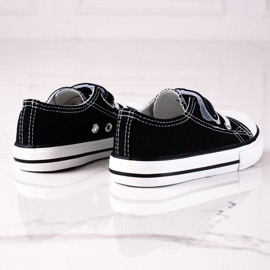 Zapatillas de niño Vico, material negro. 3