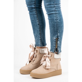 Vices Creepers con cordones marrón 1