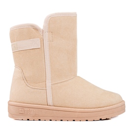 Botas de nieve mujer ante beige Big Star KK274617 3