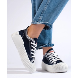 Seastar Deportivas bajas de mujer Shelovet azul marino 2
