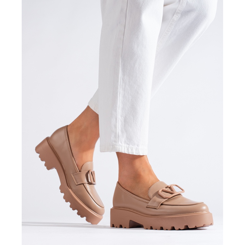 Zapatos de mujer Vinceza fabricados en ecopiel beige 1