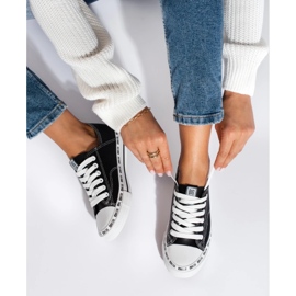 Zapatillas clásicas negras para mujer Big Star FF274023B negro 3