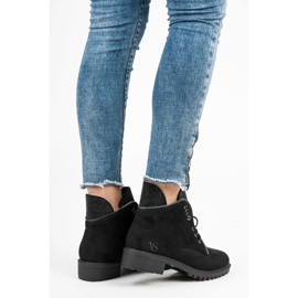 Vices botas con cordones con estilo negro 2