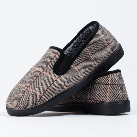 Cómodas zapatillas de hombre grises de Shelovet 2
