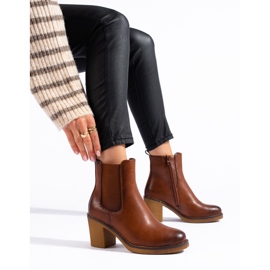 Botines Shelovet clásicos marrones marrón 4