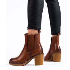 Botines Shelovet clásicos marrones marrón 5