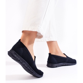 Zapatillas sin cordones, azul marino 4