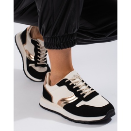 Zapatillas deportivas de mujer negras. negro 2