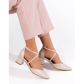 Goodin Sandalias de punta mujer beige claro 1