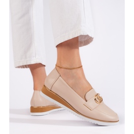 Goodin Señores beige de mujer elegante. 4