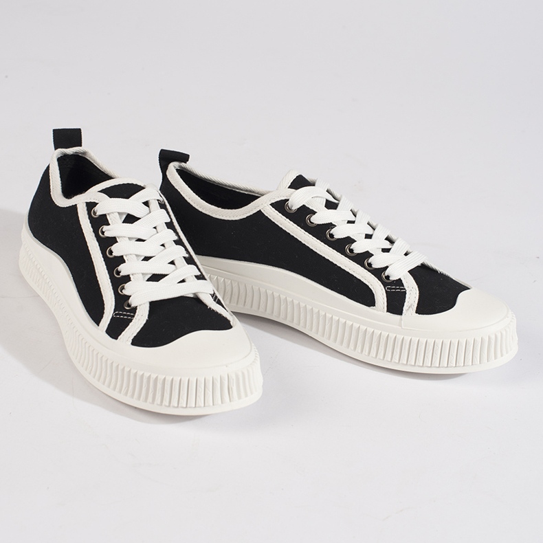 Deportivas plataforma mujer negras negro 1 Deportivas plataforma mujer negras negro 1